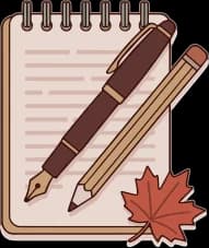 Writing illustration