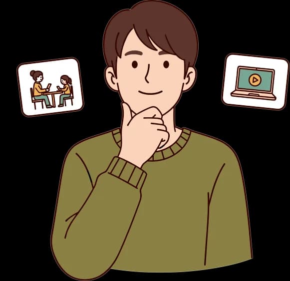 想要老师指导,还是自己练习?