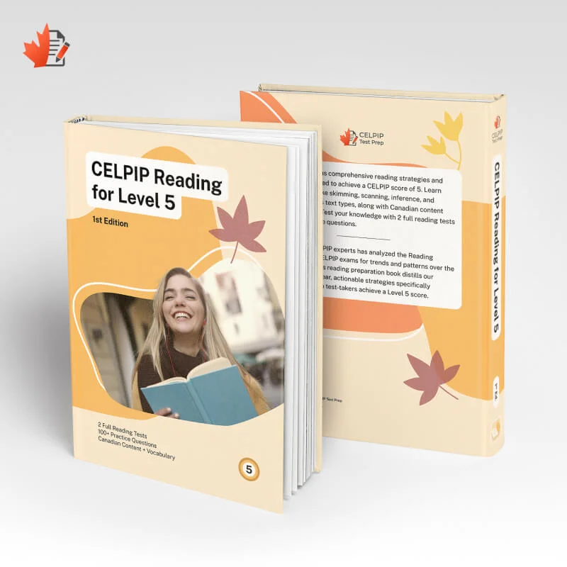 CELPIP Reading for Level 5 — cover