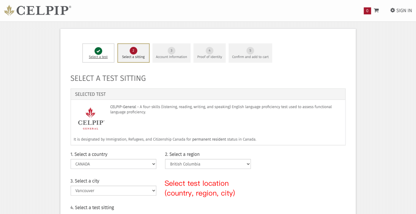 CELPIP Registration Guide